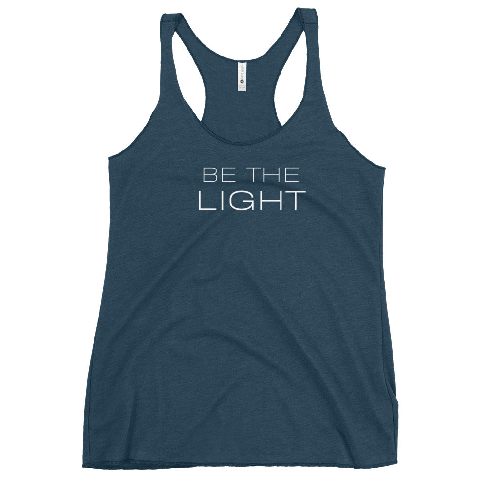 BE THE LIGHT Racerback Tank